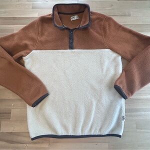 Fleece sherpa color block style Patagonia 🤎🤍 cozy outdoor